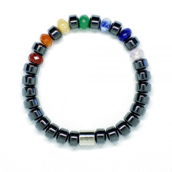 Chakra met Hematiet Wiel